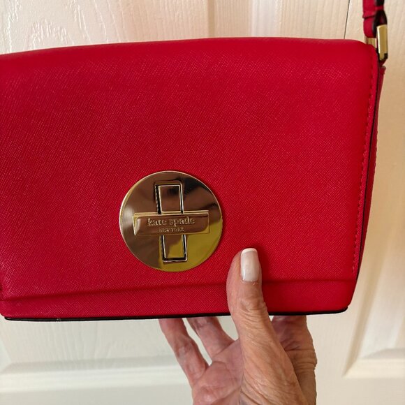 Kate Spade New York Sally Newbury Lane Leather Crossbody - Picture 2 of 15